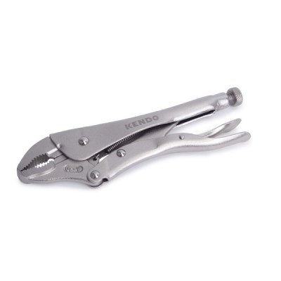 Kendo Vice Grip Curved Jaw (Lock Grip Pliers) – Silver 180mm Kendo Vice Grip Curved Jaw (Lock Grip Pliers) – Silver 180mm