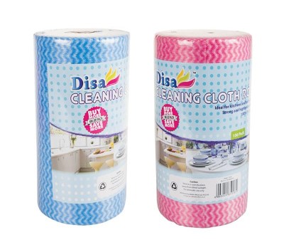 Bulk Pack x 2 Cleaning Cloth Roll 100 Sheets Per Roll 50x22cm Each Bulk Pack x 2 Cleaning Cloth Roll 100 Sheets Per Roll 50x22cm Each