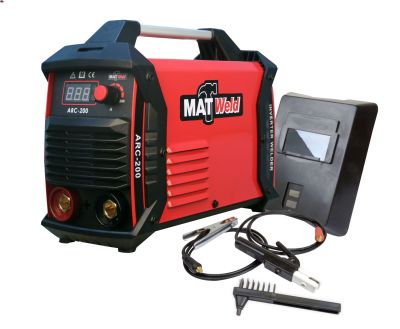 Matweld – Welder Inverter with Kit – 200A 220V (Red) Matweld – Welder Inverter with Kit – 200A 220V (Red)