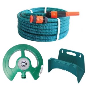 MTS Hose Pipe Set (20m) with Fittings Sprinkler and Hose Hanger MTS Hose Pipe Set (20m) with Fittings Sprinkler and Hose Hanger