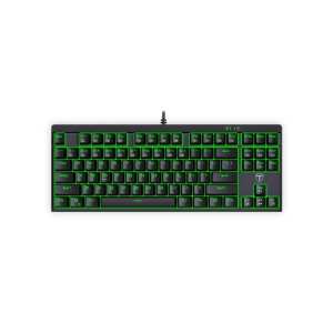 T-Dagger Corvette Tenkeyless Green LED Mechanical Gaming Keyboard – Black T-Dagger Corvette Tenkeyless Green LED Mechanical Gaming Keyboard – Black
