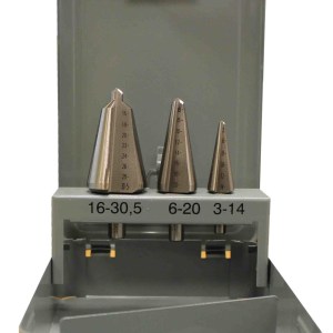 FOX HSS Conical Bit Set 3-30.5mm 3 Piece FOX HSS Conical Bit Set 3-30.5mm 3 Piece