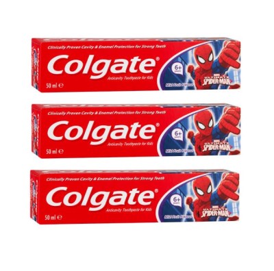 Colgate – Junior Anticavity Toothpaste Ultimate Spider-Man (3 x 50ml) Colgate – Junior Anticavity Toothpaste Ultimate Spider-Man (3 x 50ml)