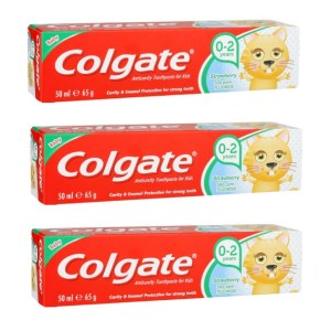 Colgate – Colgate Anti-Cavity Toothpaste Strawberry (3 x 50ml) Colgate – Colgate Anti-Cavity Toothpaste Strawberry (3 x 50ml)