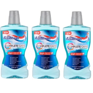 Aquafresh – Complete care Mouthwash (3 x 500ml) Aquafresh – Complete care Mouthwash (3 x 500ml)