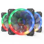 Redragon 120mm RGB LED Full Colour Fan Triple Pack & Control Box + Remote Redragon 120mm RGB LED Full Colour Fan Triple Pack & Control Box + Remote