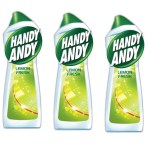 Handy Andy – Household Cleaning Cream Lemon – 3 x 750ml Handy Andy – Household Cleaning Cream Lemon – 3 x 750ml