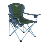 Oztrail Deluxe Jumbo Arm Chair – Green 140kg Oztrail Deluxe Jumbo Arm Chair – Green 140kg