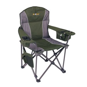 OZtrail Titan Camping Arm Chair Green 250kg OZtrail Titan Camping Arm Chair Green 250kg