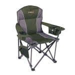 OZtrail Titan Camping Arm Chair Green 250kg OZtrail Titan Camping Arm Chair Green 250kg