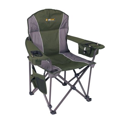 OZtrail Titan Camping Arm Chair Green 250kg OZtrail Titan Camping Arm Chair Green 250kg