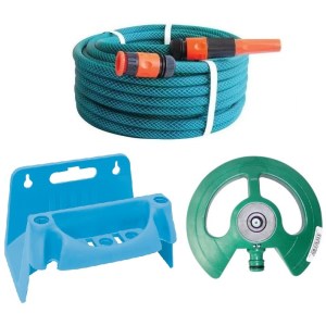 MTS Hose Pipe Set (20m) with Fittings Sprinkler and Hose Hanger MTS Hose Pipe Set (20m) with Fittings Sprinkler and Hose Hanger