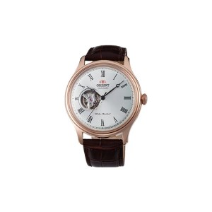 Orient Open Heart Automatic Men Watch – Brown & White Orient Open Heart Automatic Men Watch – Brown & White