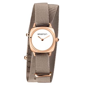 Briston Clubmaster Lady Steel Gold – Brown Briston Clubmaster Lady Steel Gold – Brown