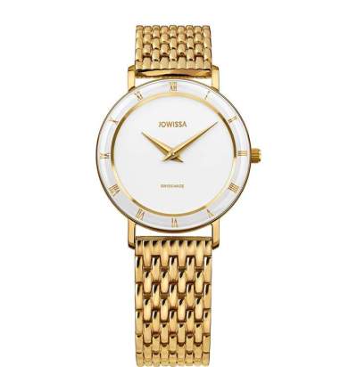 Jowissa Roma Swiss Ladies Watch – Gold & White Jowissa Roma Swiss Ladies Watch – Gold & White