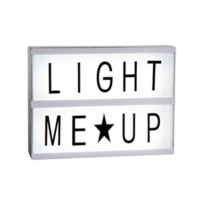 Orn Light Box With Letters 10 x 15cm Orn Light Box With Letters 10 x 15cm