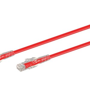 1M CAT6 Moulded Flylead – Red 1M CAT6 Moulded Flylead – Red