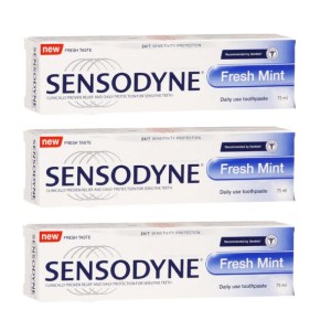 Sensodyne – Toothpaste Fresh Mint (3 x 75ml) Sensodyne – Toothpaste Fresh Mint (3 x 75ml)
