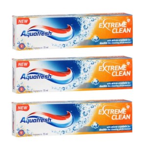 Aquafresh – Fluoride Toothpaste Extreme Clean (3 x 75ml) Aquafresh – Fluoride Toothpaste Extreme Clean (3 x 75ml)