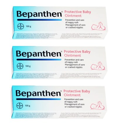 Bepanthen – Nappy Care – Baby Bum Ointment / Cream (3 x 100g) Bepanthen – Nappy Care – Baby Bum Ointment / Cream (3 x 100g)