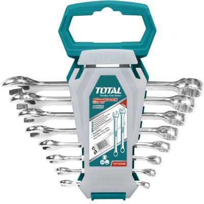 Total Tools Total Tools Eight Piece Combination Spanner Set 6-19mm Total Tools Total Tools Eight Piece Combination Spanner Set 6-19mm