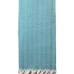 Turkish Throw / Blanket – Herringbone (220x240cm) – Teal Turkish Throw / Blanket – Herringbone (220x240cm) – Teal