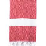Turkish Bath / Beach Towel (100% Cotton)-Diamanta (100x180cm) – Cherry Red Turkish Bath / Beach Towel (100% Cotton)-Diamanta (100x180cm) – Cherry Red