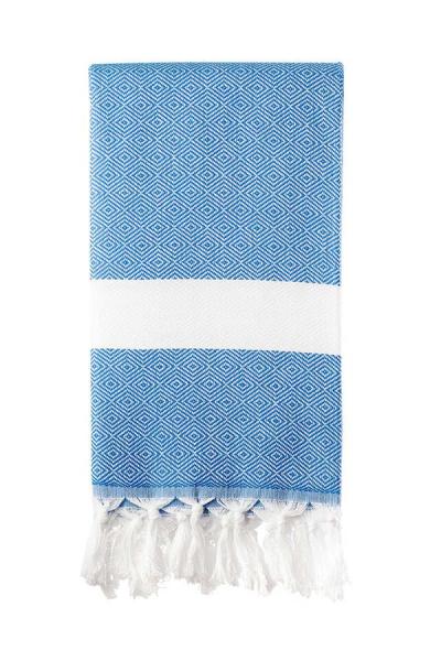 Turkish Bath / Beach Towel (100% Cotton)-Diamanta (100x180cm) – Royal Blue Turkish Bath / Beach Towel (100% Cotton)-Diamanta (100x180cm) – Royal Blue