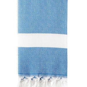 Turkish Bath / Beach Towel (100% Cotton)-Diamanta (100x180cm) – Royal Blue Turkish Bath / Beach Towel (100% Cotton)-Diamanta (100x180cm) – Royal Blue