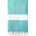 Turkish Bath / Beach Towel (100% Cotton) – Diamanta (100x180cm) – Sea Green Turkish Bath / Beach Towel (100% Cotton) – Diamanta (100x180cm) – Sea Green