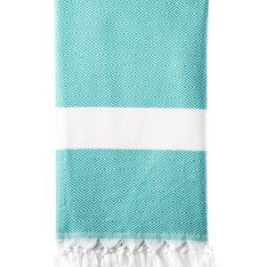 Turkish Bath / Beach Towel (100% Cotton) – Diamanta (100x180cm) – Sea Green Turkish Bath / Beach Towel (100% Cotton) – Diamanta (100x180cm) – Sea Green