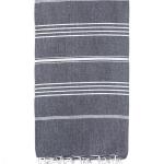 Turkish Bath / Beach Towel – Elim (100x180cm) – Black Turkish Bath / Beach Towel – Elim (100x180cm) – Black