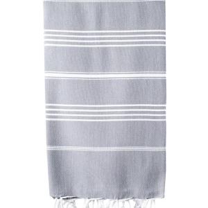 Turkish Bath / Beach Towel – Elim (100x180cm) – Dark Grey Turkish Bath / Beach Towel – Elim (100x180cm) – Dark Grey