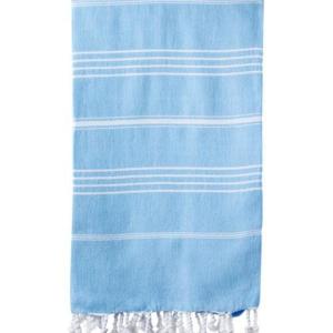 Turkish Bath / Beach Towel – Elim (100x180cm) – Light Blue Turkish Bath / Beach Towel – Elim (100x180cm) – Light Blue