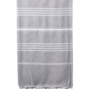 Turkish Bath / Beach Towel – Elim (100x180cm) – Light Grey Turkish Bath / Beach Towel – Elim (100x180cm) – Light Grey