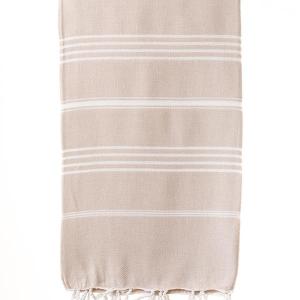 Turkish Bath / Beach Towel – Elim (100x180cm) – Sand Turkish Bath / Beach Towel – Elim (100x180cm) – Sand