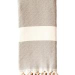 Turkish Throw / Blanket (100% Cotton) – Diamanta (220x240cm) – Coffee Turkish Throw / Blanket (100% Cotton) – Diamanta (220x240cm) – Coffee