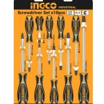 Ingco – Screwdriver Set – 10 Piece (Chrome Vanadium) Ingco – Screwdriver Set – 10 Piece (Chrome Vanadium)