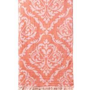 Turkish Bath – Beach Towel – Fleur 85x160cm – Coral Turkish Bath – Beach Towel – Fleur 85x160cm – Coral