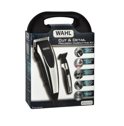 Wahl -Cut & Detail Precision Haircutting Kit – Hair Clippers (18 Piece) Wahl -Cut & Detail Precision Haircutting Kit – Hair Clippers (18 Piece)