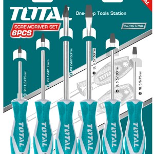 Total Tools Screwdriver Set 6Pcs Total Tools Screwdriver Set 6Pcs