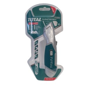 Total Tools Utility Knife – Heavy Duty with 6 Piece Spare Blades Total Tools Utility Knife – Heavy Duty with 6 Piece Spare Blades