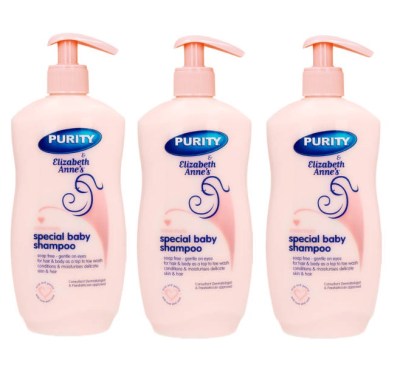 Purity & Elizabeth Anne’s – Special Baby Shampoo (3 x 500ml) Purity & Elizabeth Anne’s – Special Baby Shampoo (3 x 500ml)