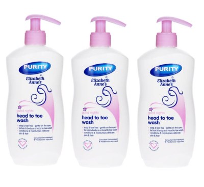 Purity & Elizabeth Anne’s – Good Night’s Head to Toe Body Wash (3 x 500ml) Purity & Elizabeth Anne’s – Good Night’s Head to Toe Body Wash (3 x 500ml)