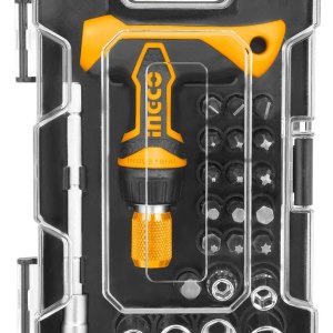 Ingco – 24 Piece Interchangeable T-handle Screwdriver & Socket Set Ingco – 24 Piece Interchangeable T-handle Screwdriver & Socket Set