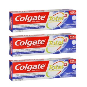 Colgate – Total 12 Pro Whitening Toothpaste (3 x 75ml) Colgate – Total 12 Pro Whitening Toothpaste (3 x 75ml)