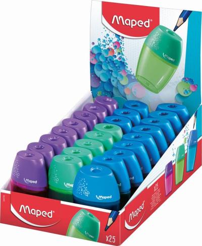 Maped Shaker 1 Hole Sharpeners – Box of 25 Maped Shaker 1 Hole Sharpeners – Box of 25