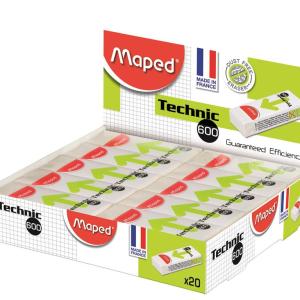 Maped Technic 600 Erasers – Box of 20 Maped Technic 600 Erasers – Box of 20