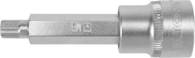 Yato – Spline Socket Bit 1/2″(M17 X 100mm) Yato – Spline Socket Bit 1/2″(M17 X 100mm)