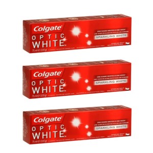 Colgate – Optic White Fluoride Toothpaste – Sparkling White (3 x 75ml) Colgate – Optic White Fluoride Toothpaste – Sparkling White (3 x 75ml)